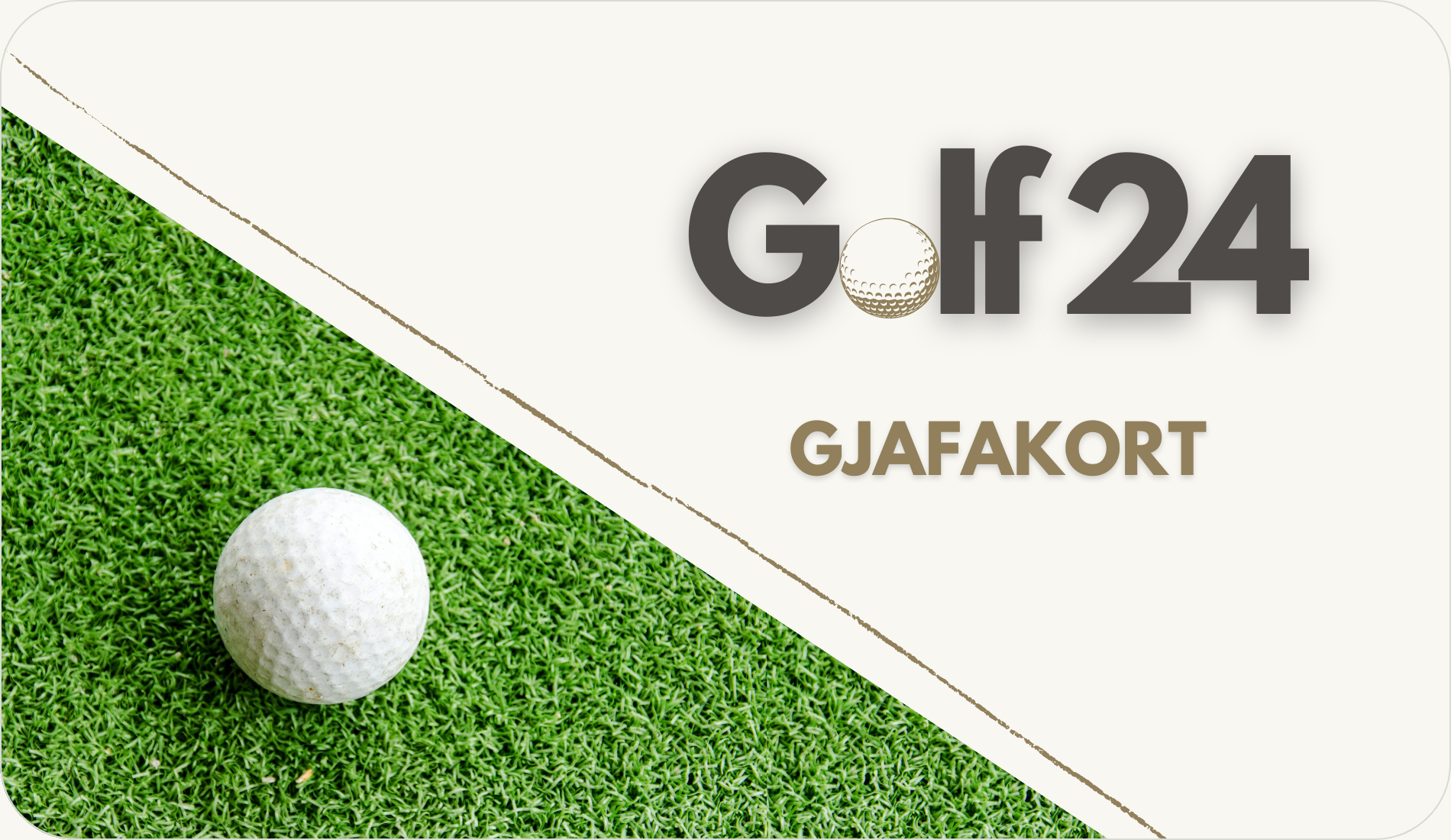 Golf 24 gjafakort fyrir golfherma í Reykjavík.